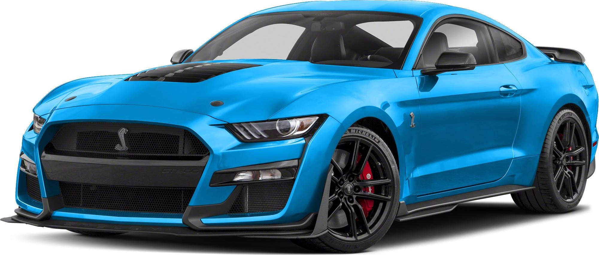 3/4 front-left view, Grabber Blue Metallic