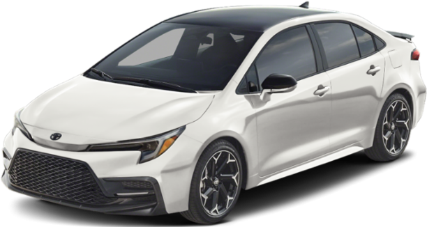 3/4 front-left view, Ice Cap / Midnight Black Metallic