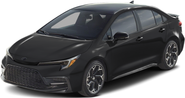 3/4 front-left view, Midnight Black Metallic