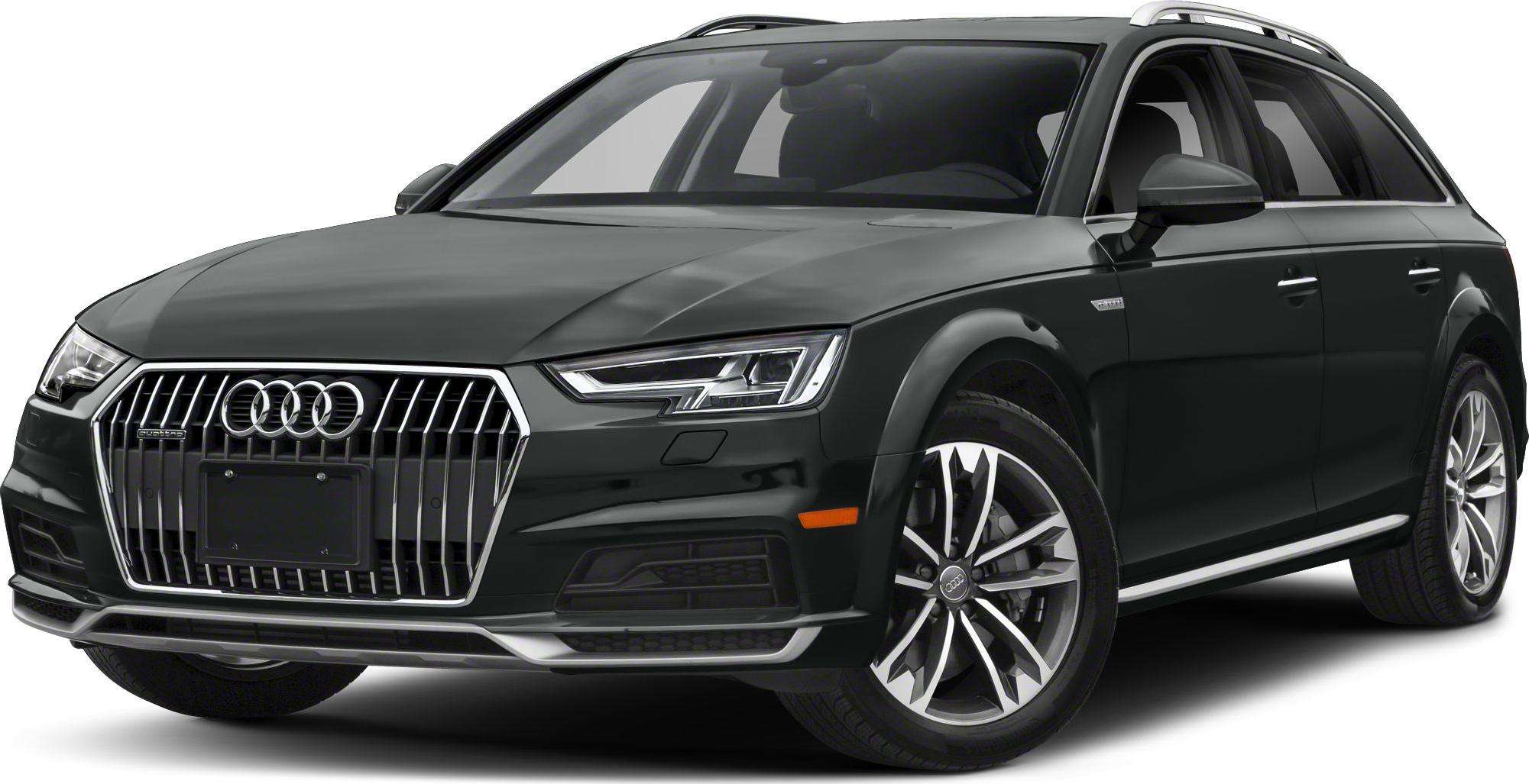 Front grille, LED headlights, alloy wheels of luxury wagon