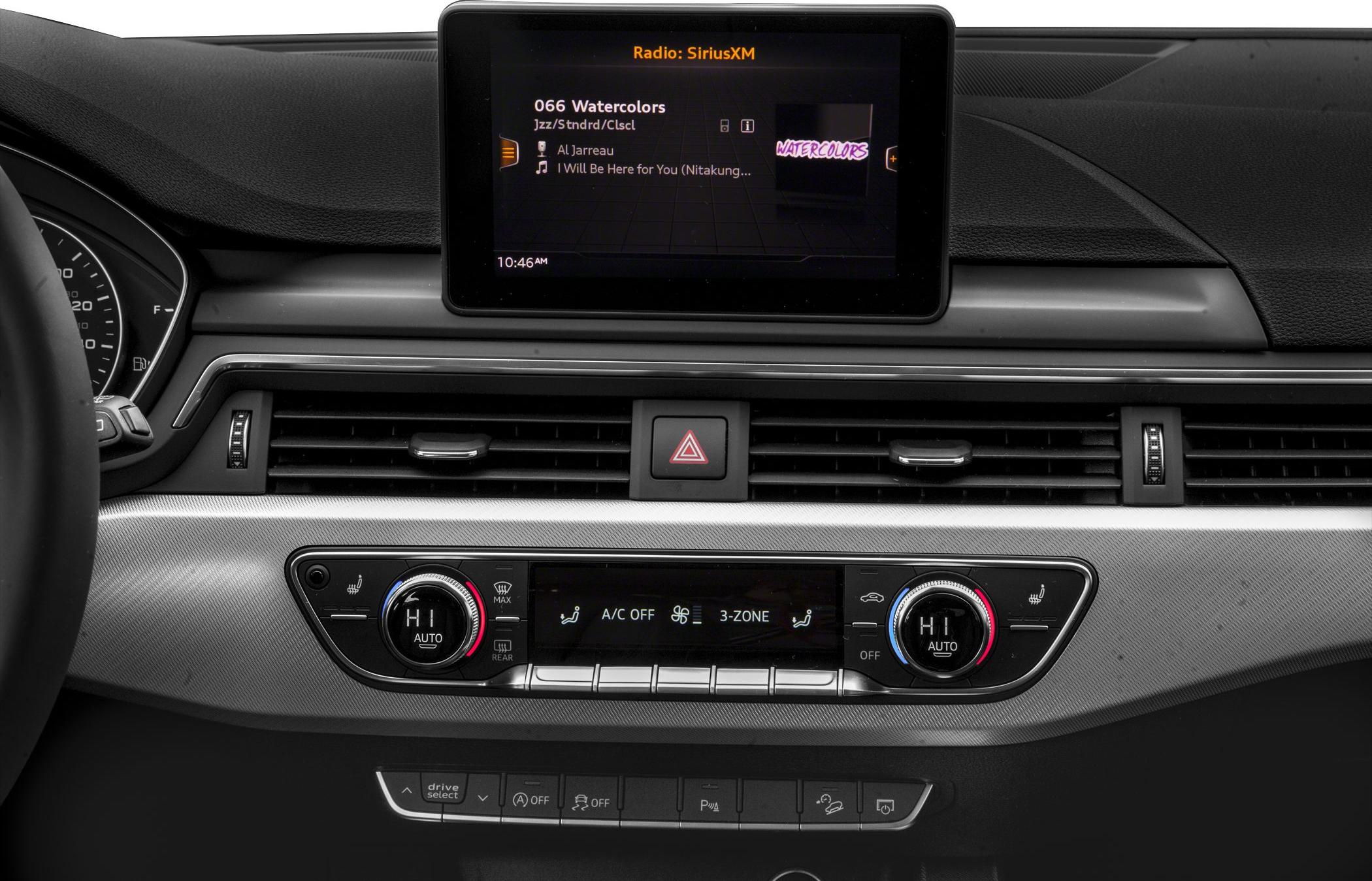 Dashboard featuring digital climate control and infotainment display