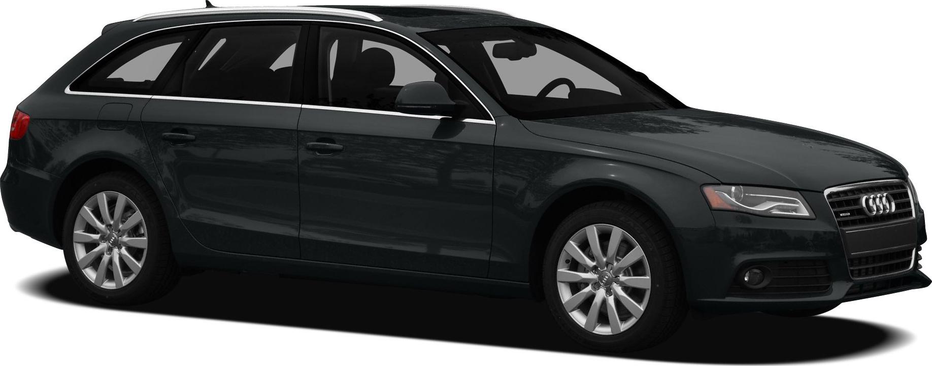 Side profile of black estate with alloy wheels