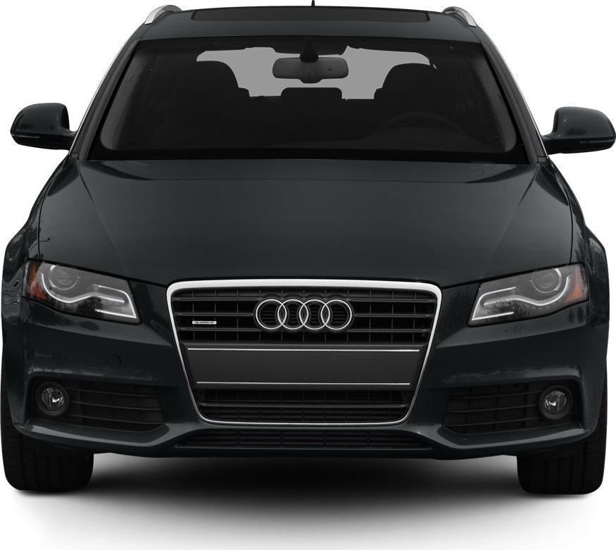 Front view showing grille and LED headlights