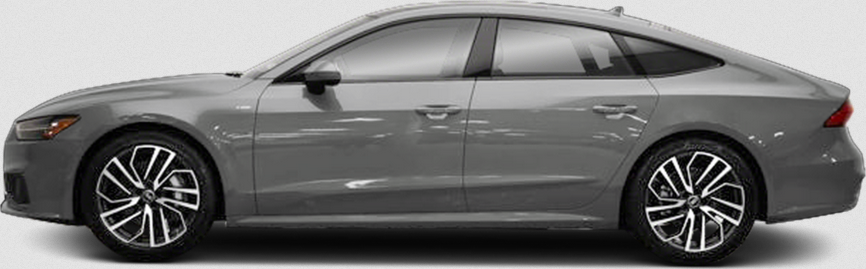 2021 Audi A7L Sedan Side View Left