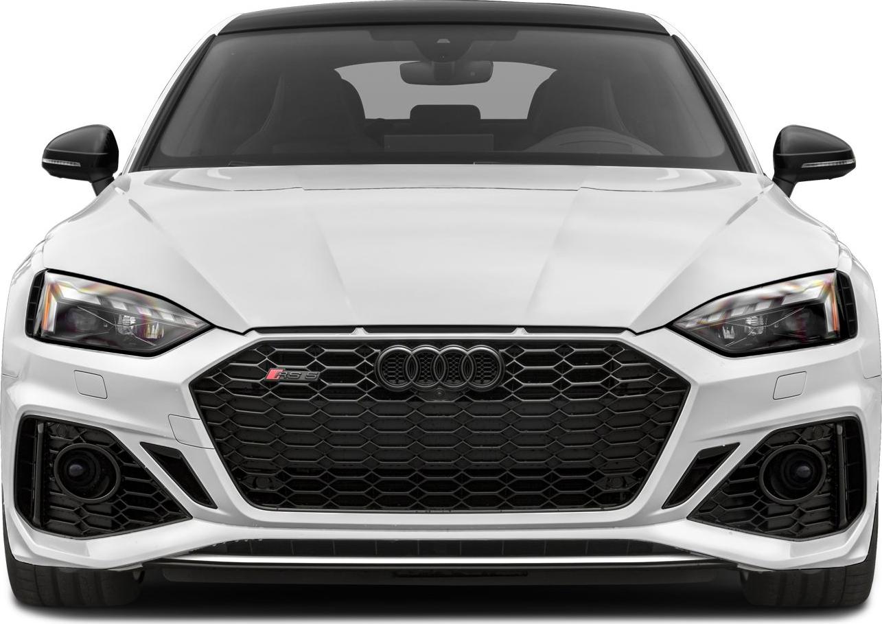 Front view with bold hexagonal grille and sleek LED headlights