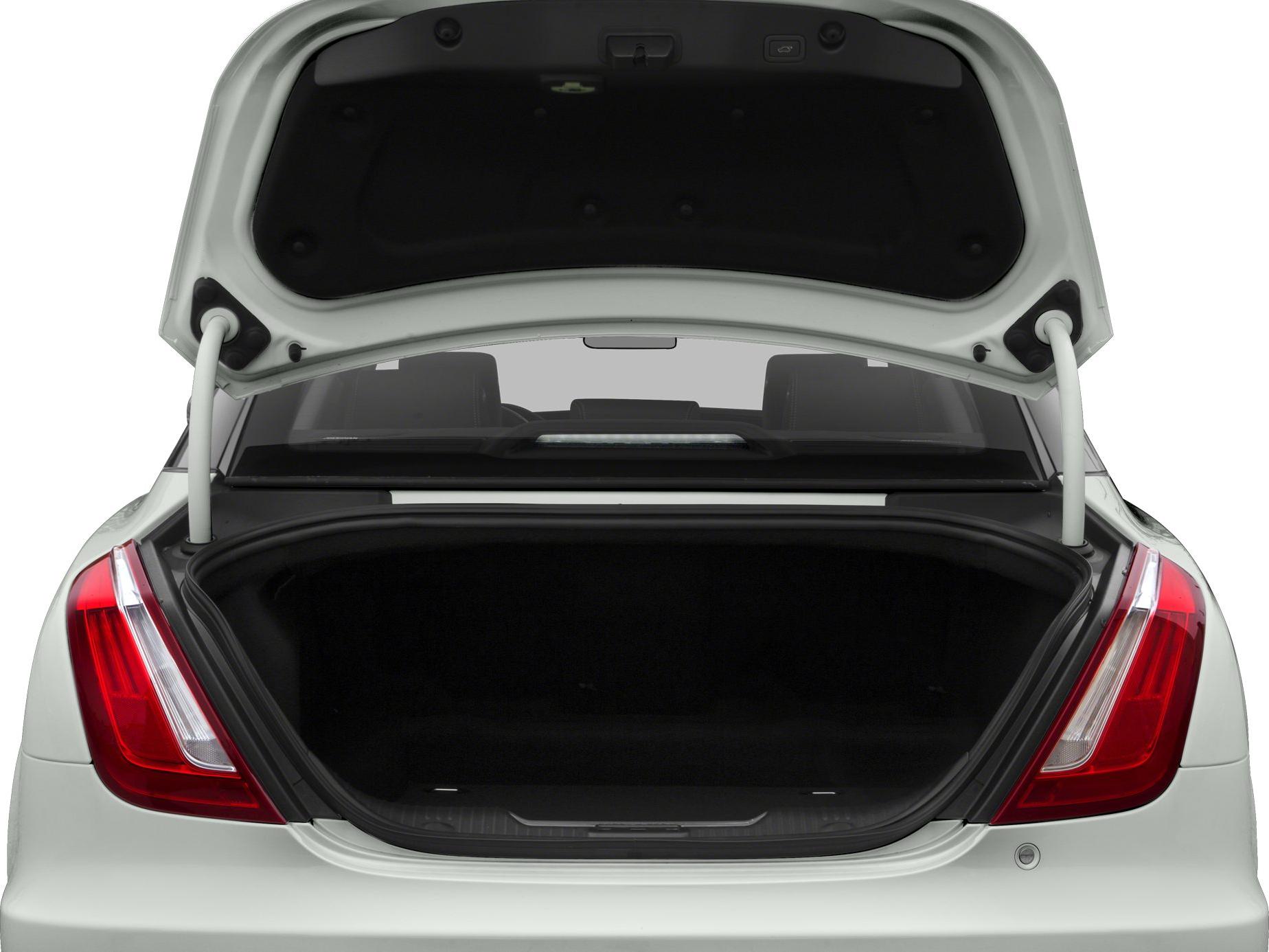 Open trunk with spacious rear storage and modern tail lights