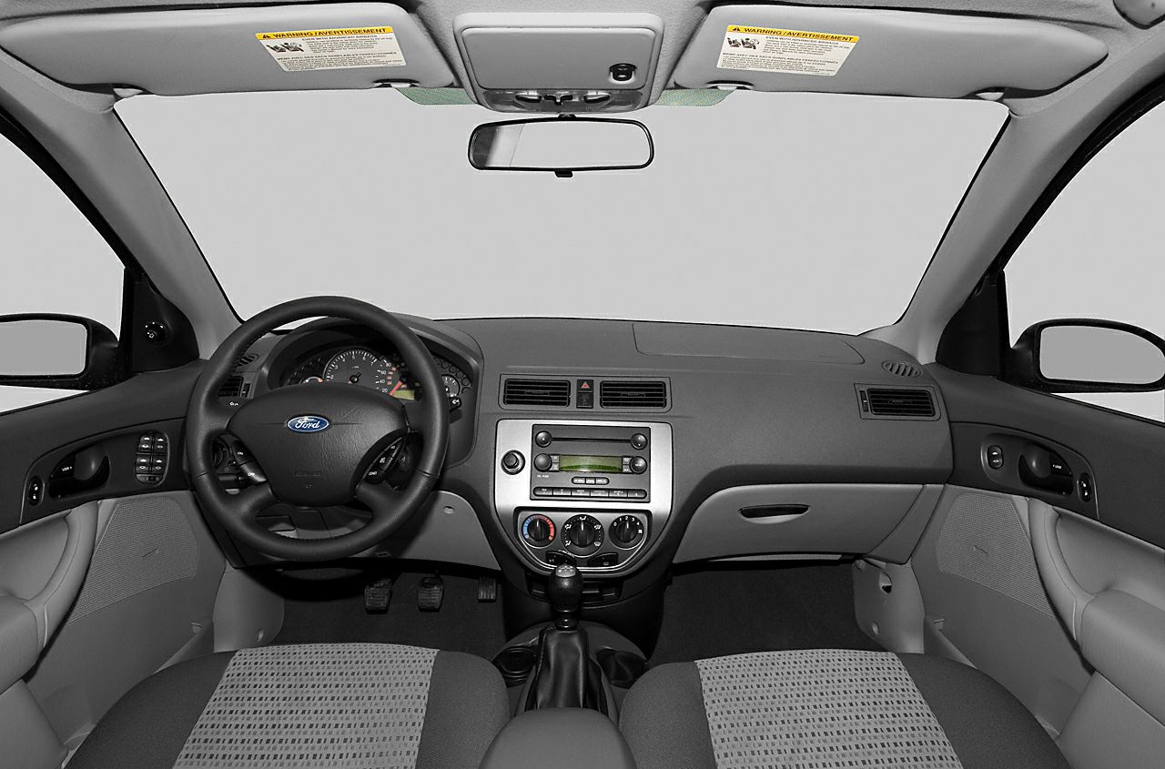Interior dashboard and manual gear shifter view