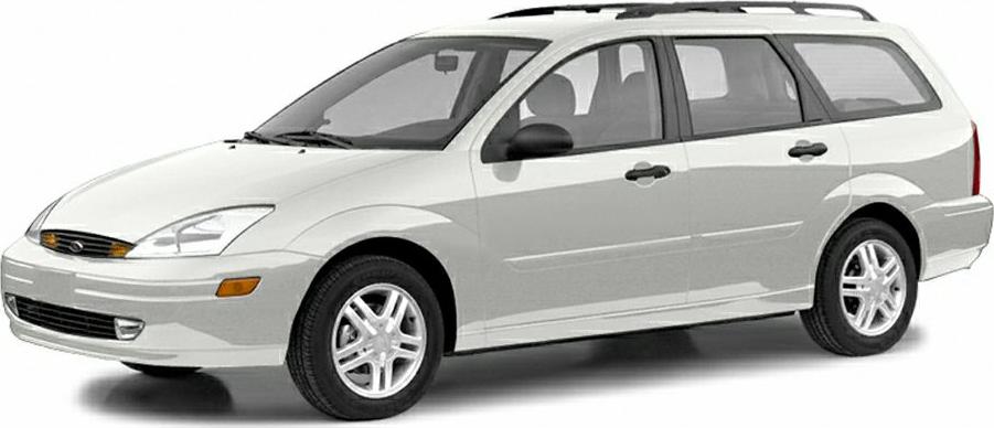 Spacious white station wagon with roof rails and alloy wheels.