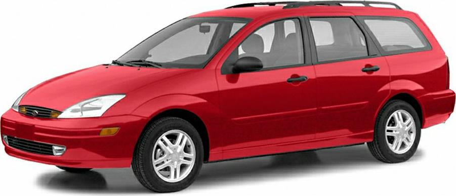 Red wagon with roof rails, alloy wheels, and compact design
