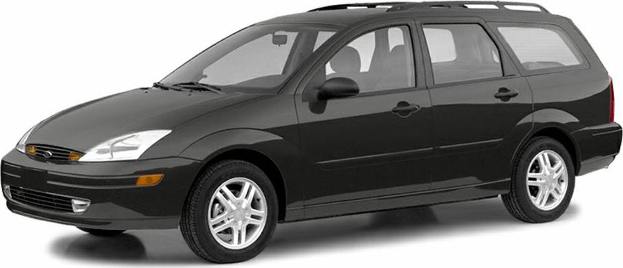 Black station wagon with roof rails and alloy wheels