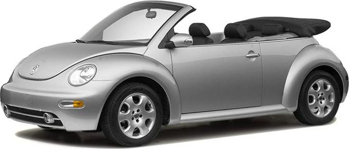 3/4 front-left view, Reflex Silver / Black Cloth Roof
