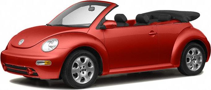 3/4 front-left view, Sundown Orange / Black Cloth Roof
