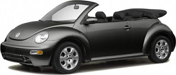 3/4 front-left view, Uni Black / Black Cloth Roof