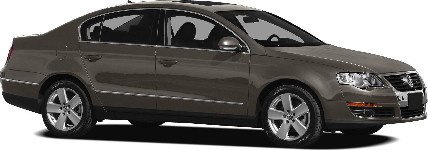Side profile of a brown mid-size sedan with alloy wheels