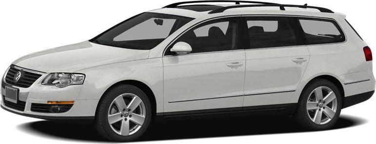 White estate car with roof rails and alloy wheels side profile