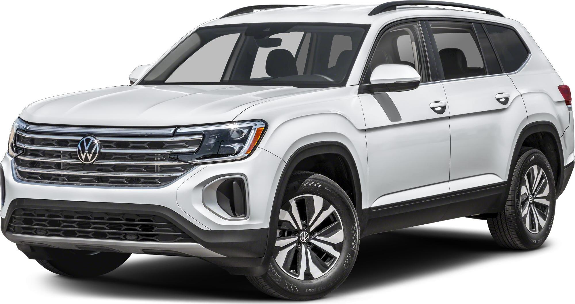 LED headlights and redesigned grille on white SUV front 3/4 view
