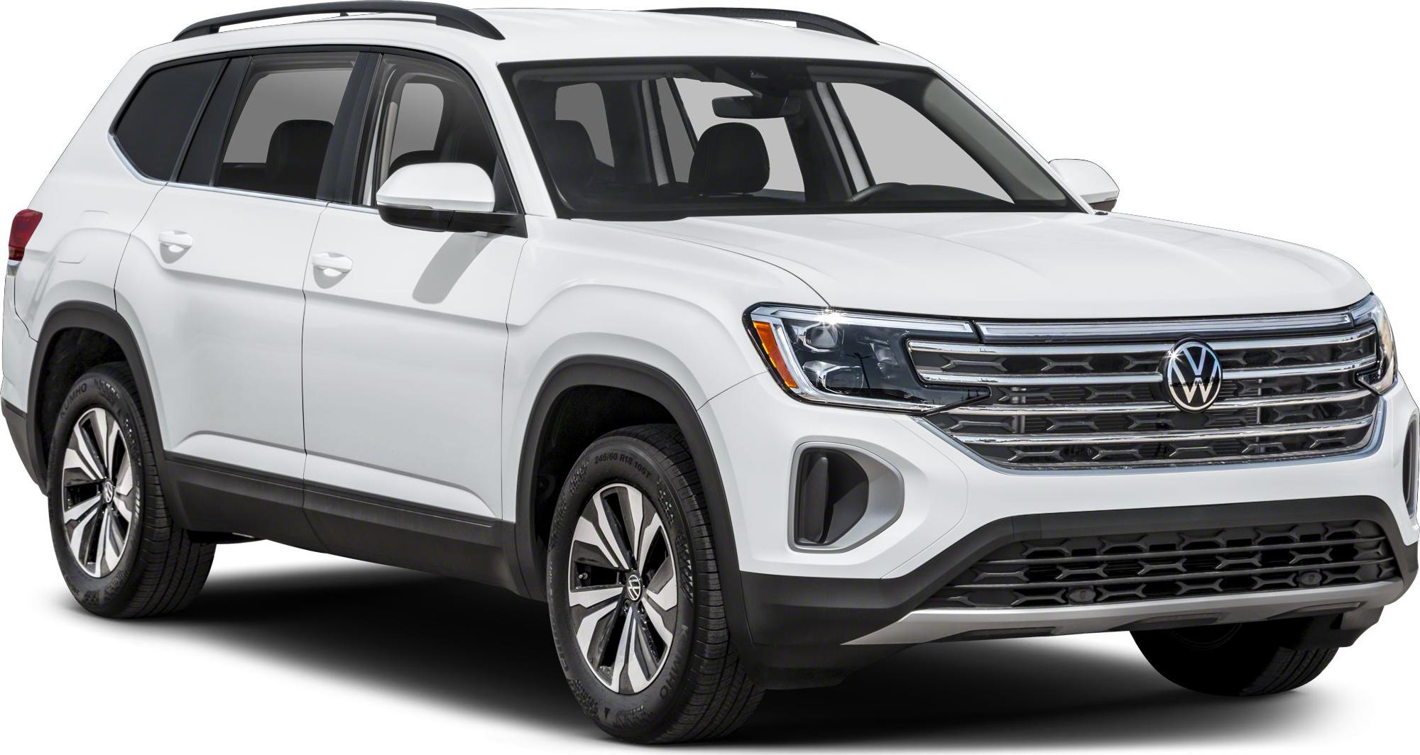 Front grille and LED headlights of modern midsize SUV