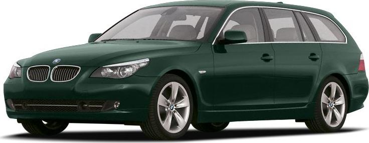 3/4 front-left view, Deep Green Metallic