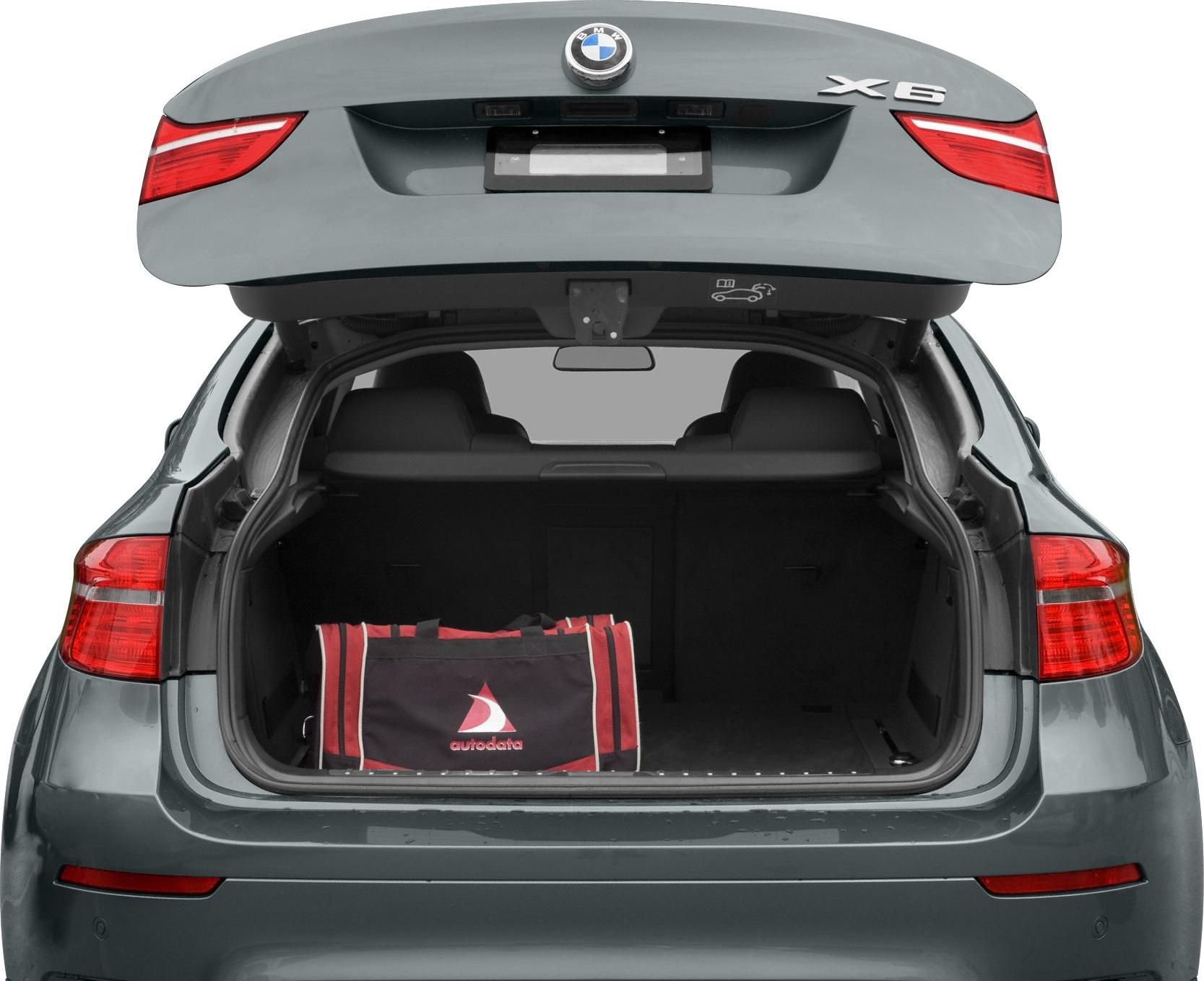 Open rear trunk with spacious cargo area and hatchback design