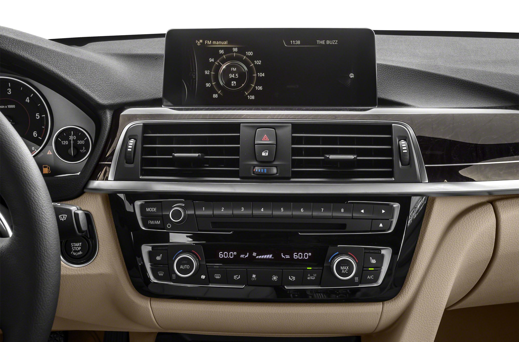 Multimedia display and dual-zone climate control panel