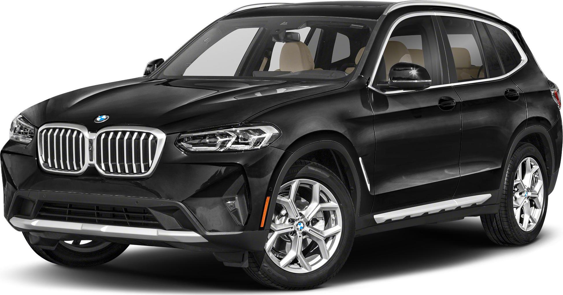3/4 front-left view, Black Sapphire Metallic