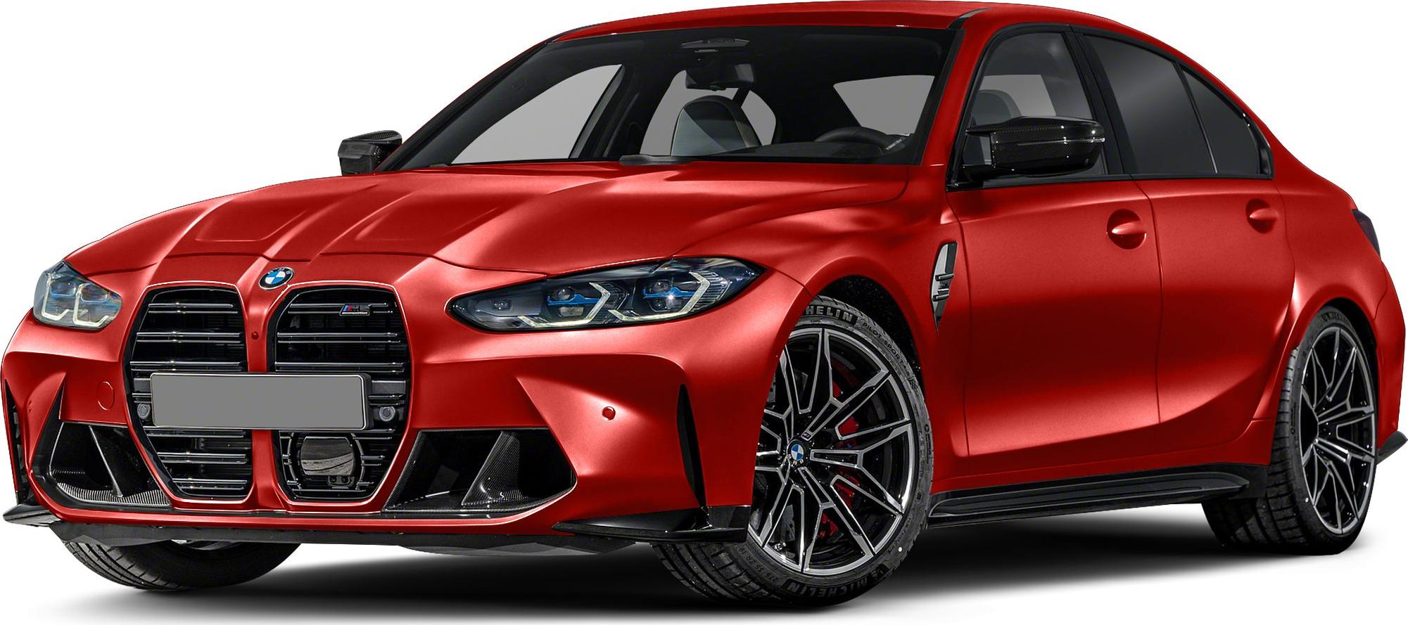 Aggressive front grille, sharp headlights, sporty alloy wheels