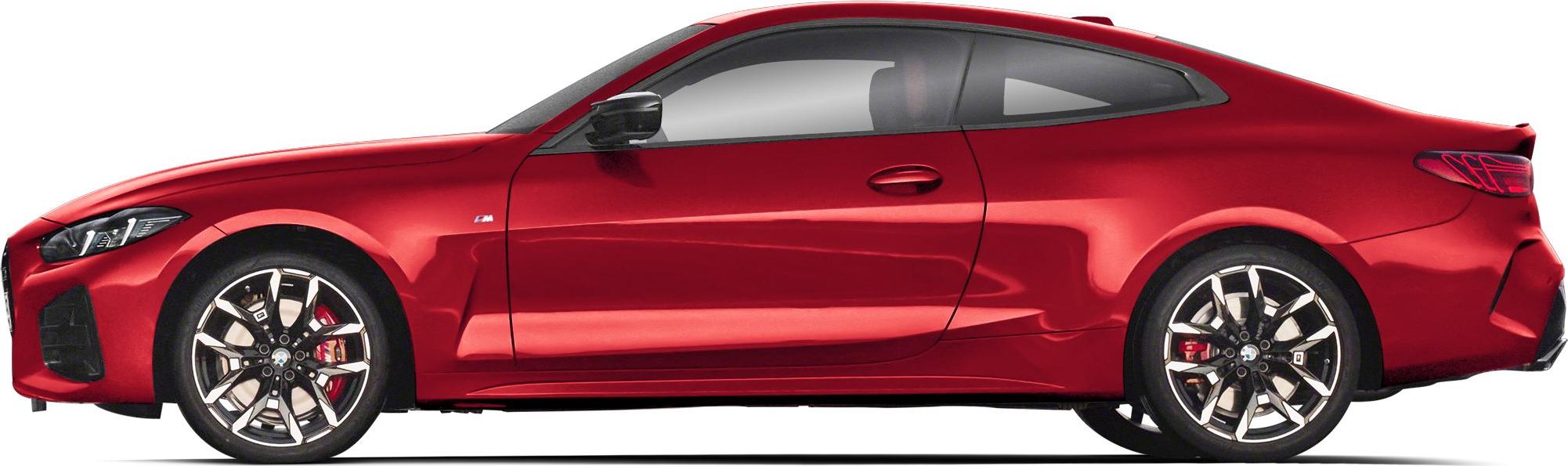 2025 BMW 4 Series Coupe (G22 LCI, facelift 2024) Side View Left