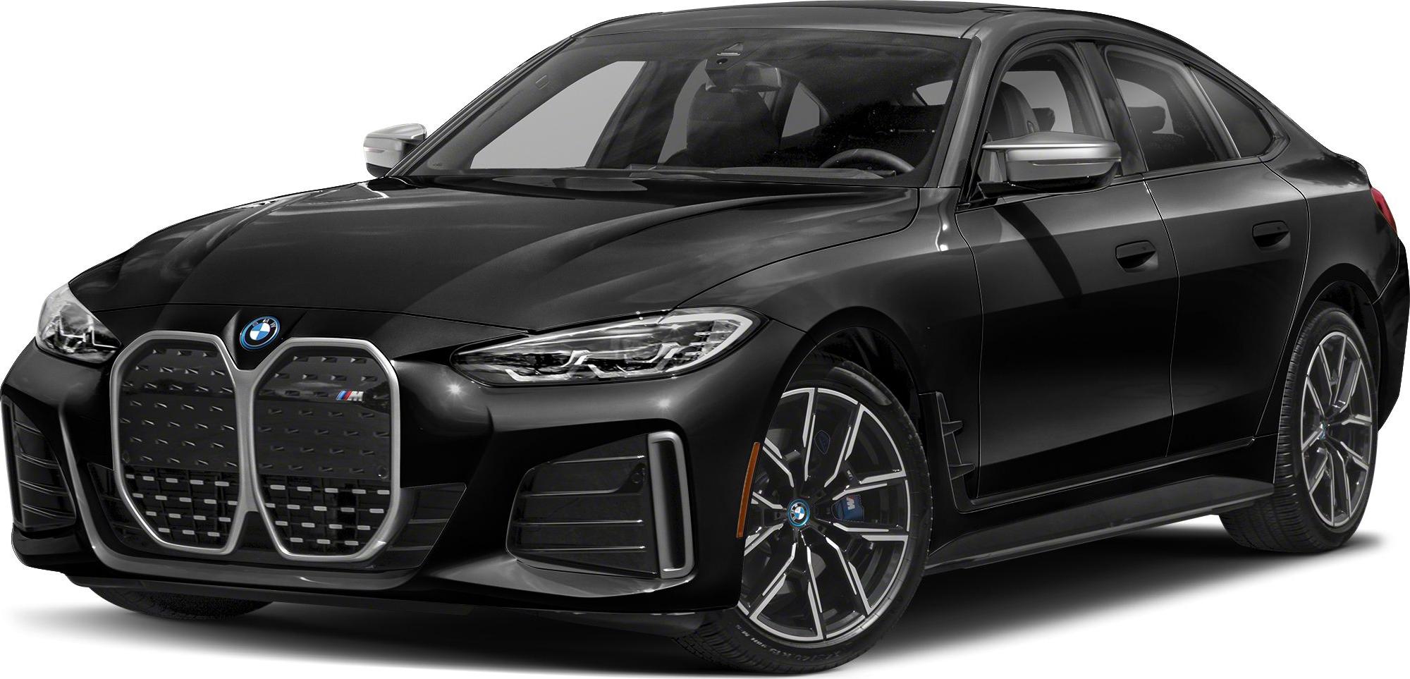 Front grille, headlights, and side profile of a modern electric sedan