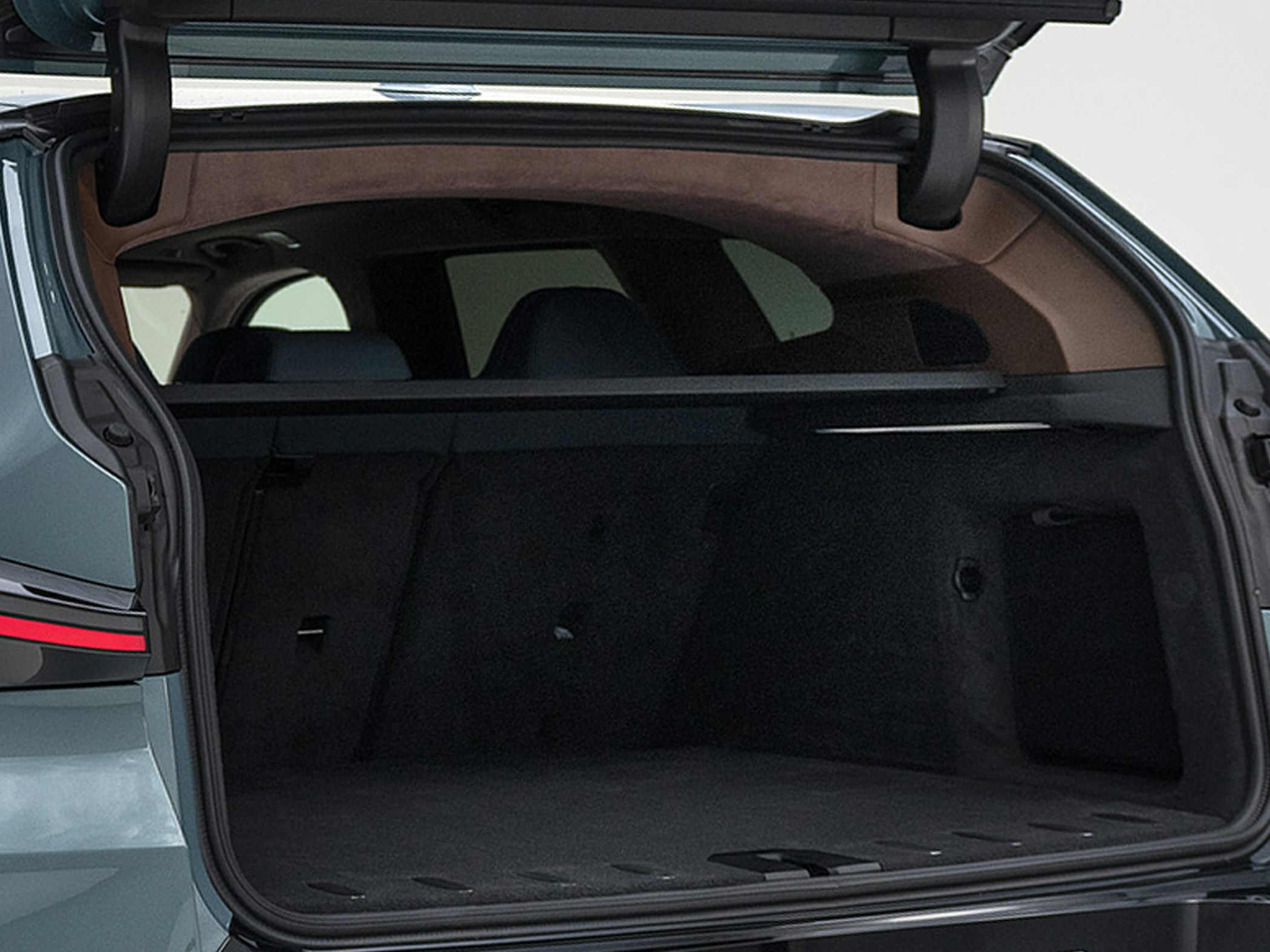 Spacious SUV rear cargo area with premium trunk interior and trim