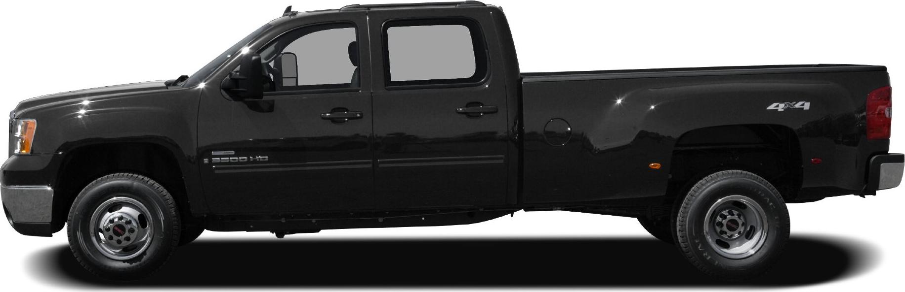 Extended cab heavy-duty pickup with long bed and dual rear wheels