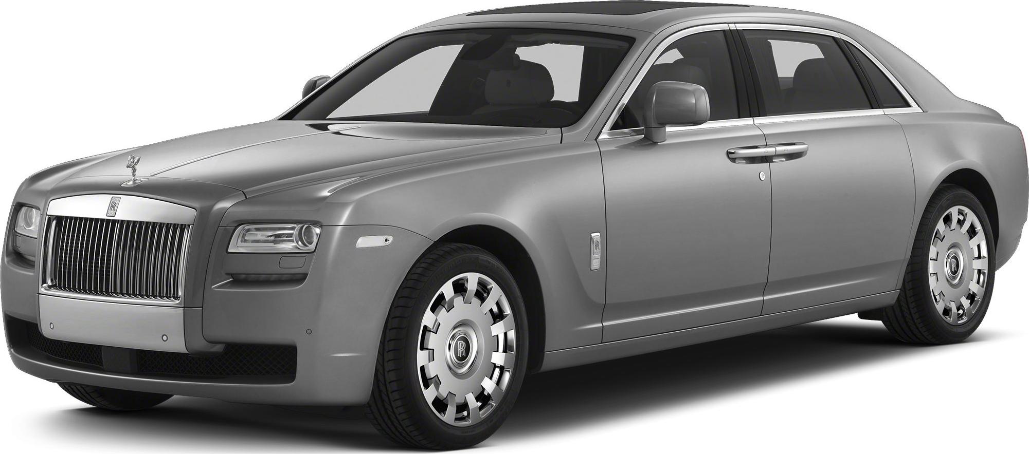 Luxury sedan front side view with chrome grille and distinctive wheels