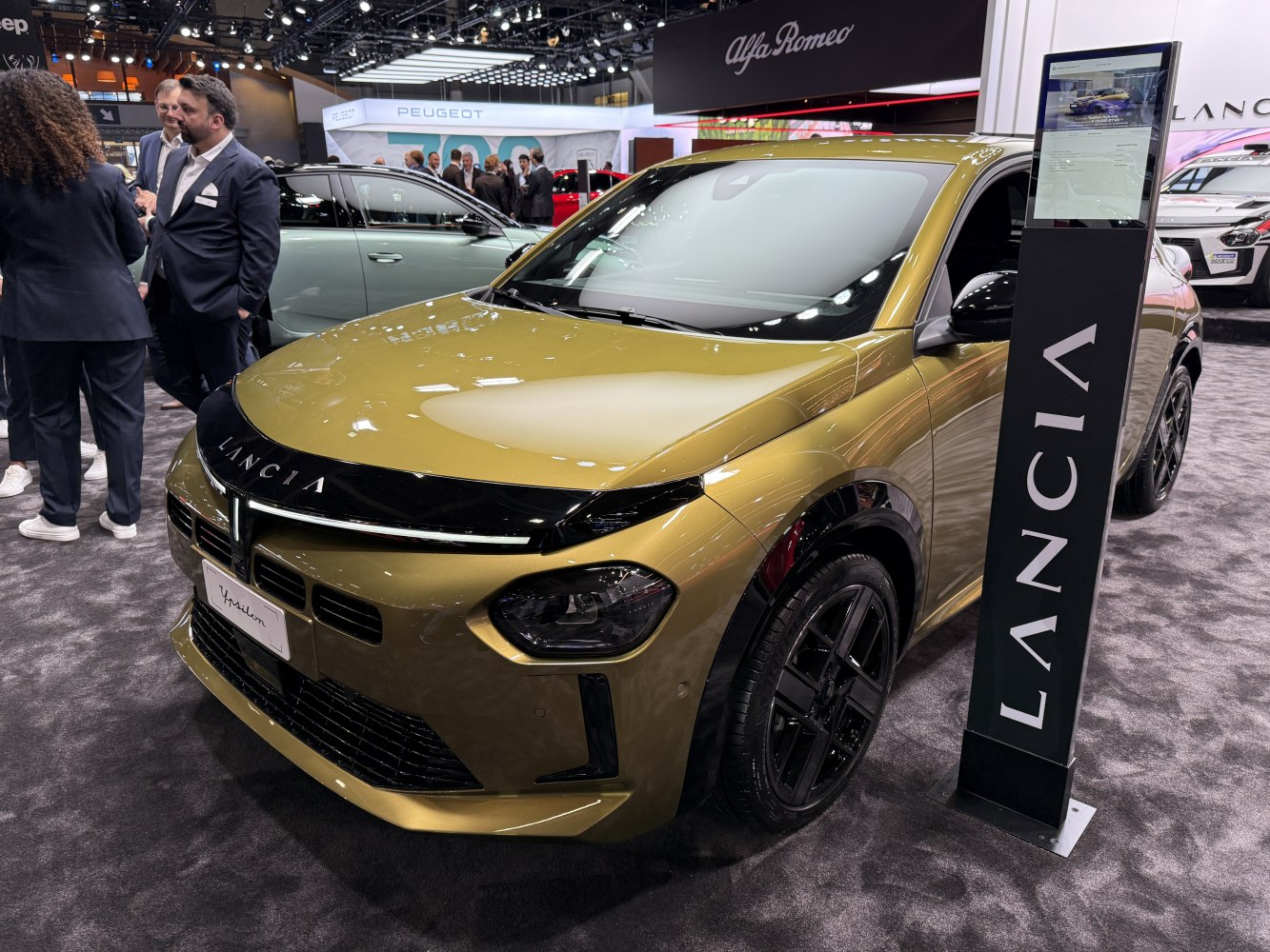 Front fascia with sleek grille and integrated headlights