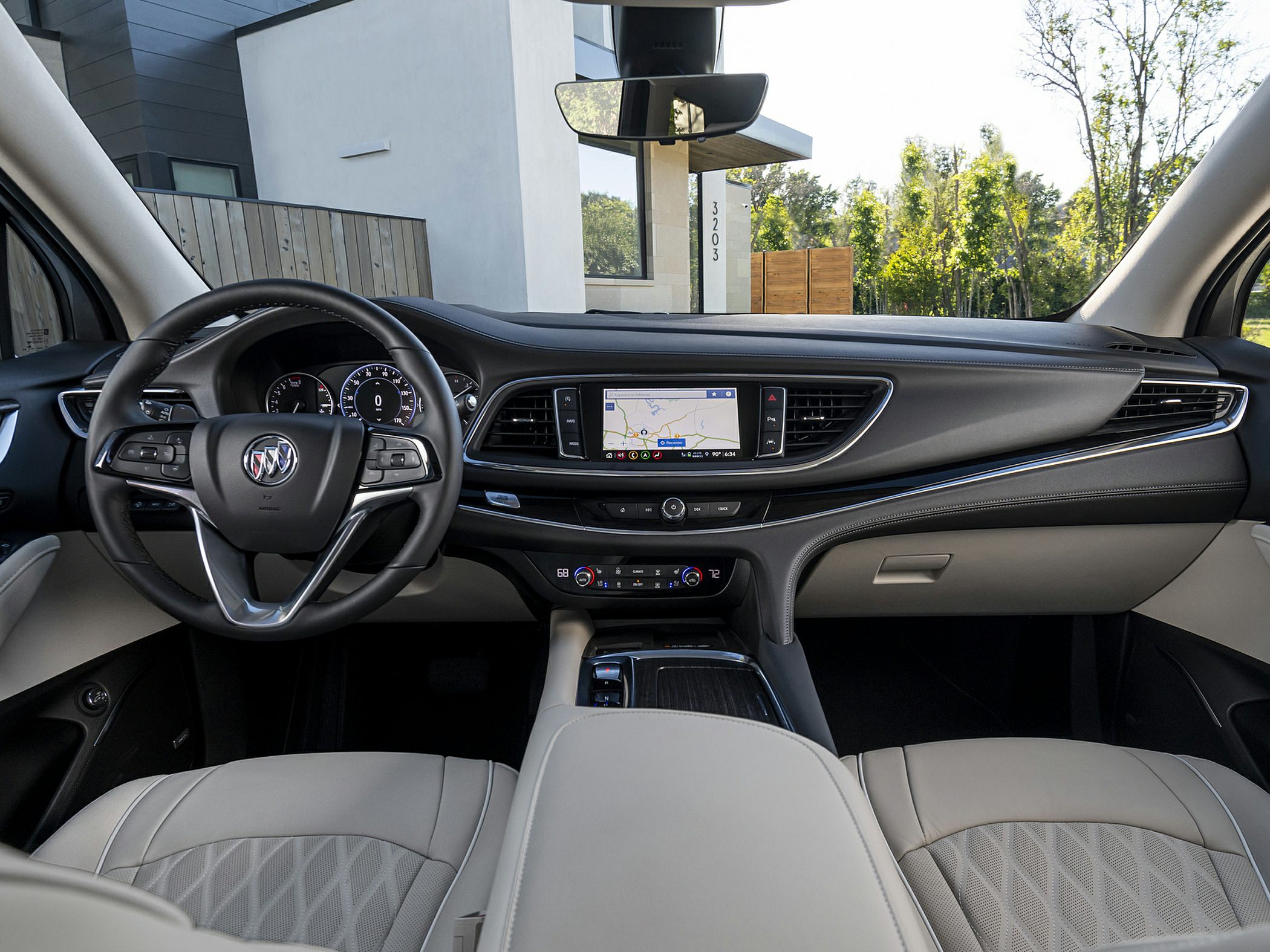 Digital dashboard, touchscreen infotainment, leather seats