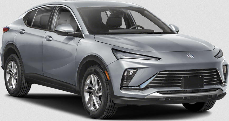 Front side view with sleek headlights and silver smooth body.