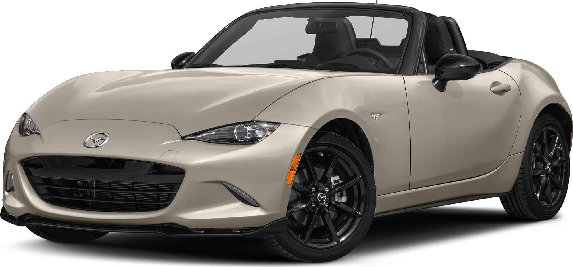 Convertible car front-side view with sleek headlights and black alloy wheels