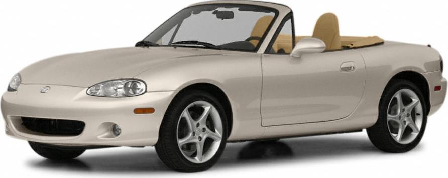 Front-side view of a sleek convertible with alloy wheels and tan interior.