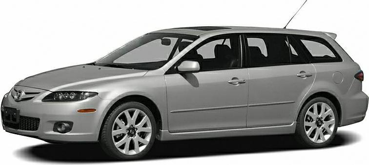 Silver sporty station wagon with sleek design and alloy wheels