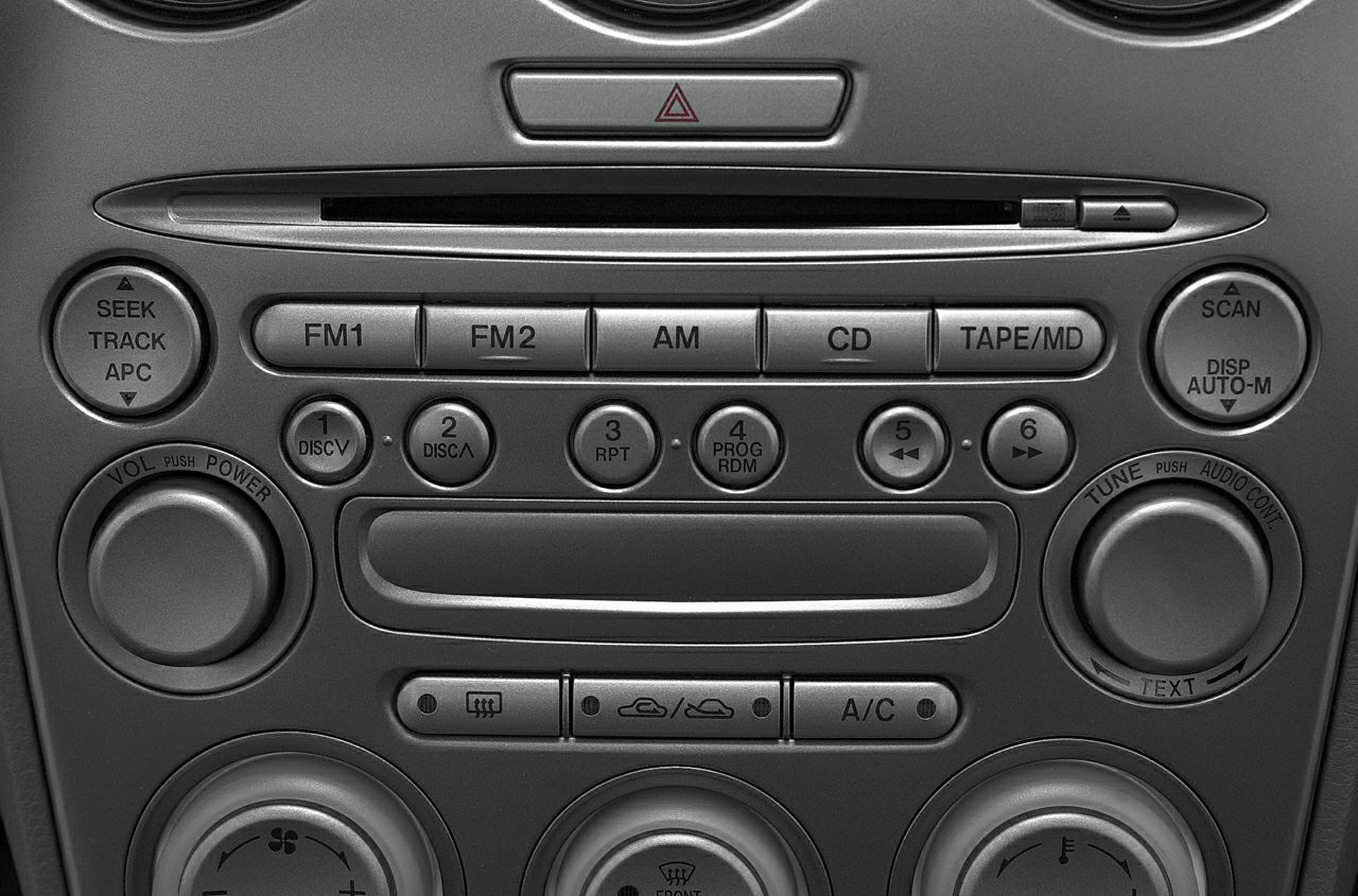 Car audio system and air conditioning control panel