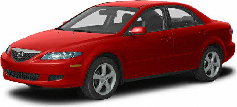 Red mid-size sedan with aerodynamic body and four doors