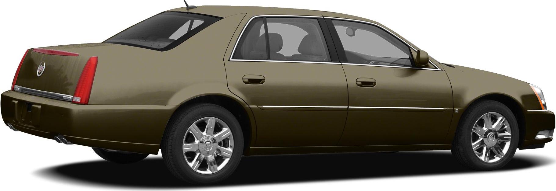Side rear view of a luxury four-door sedan with chrome wheels