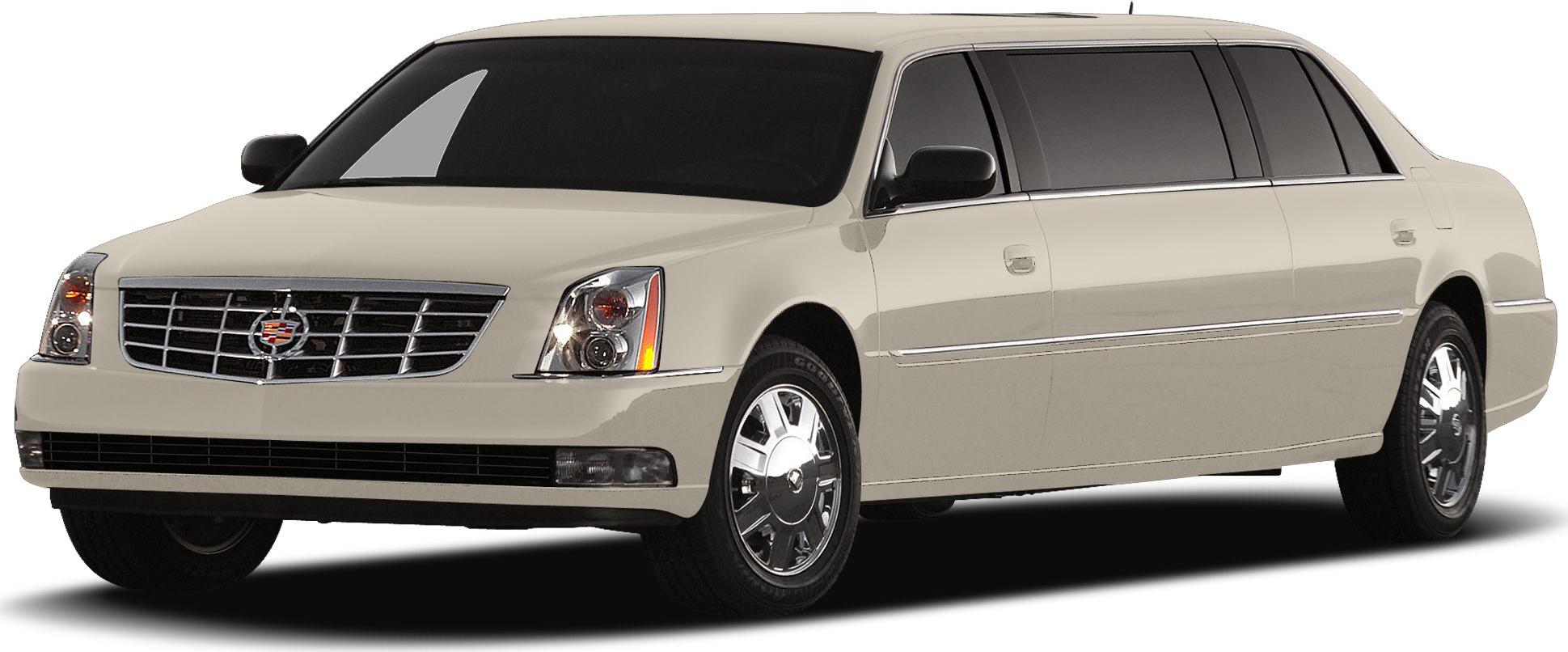 Extended limousine with chrome rims and tinted windows