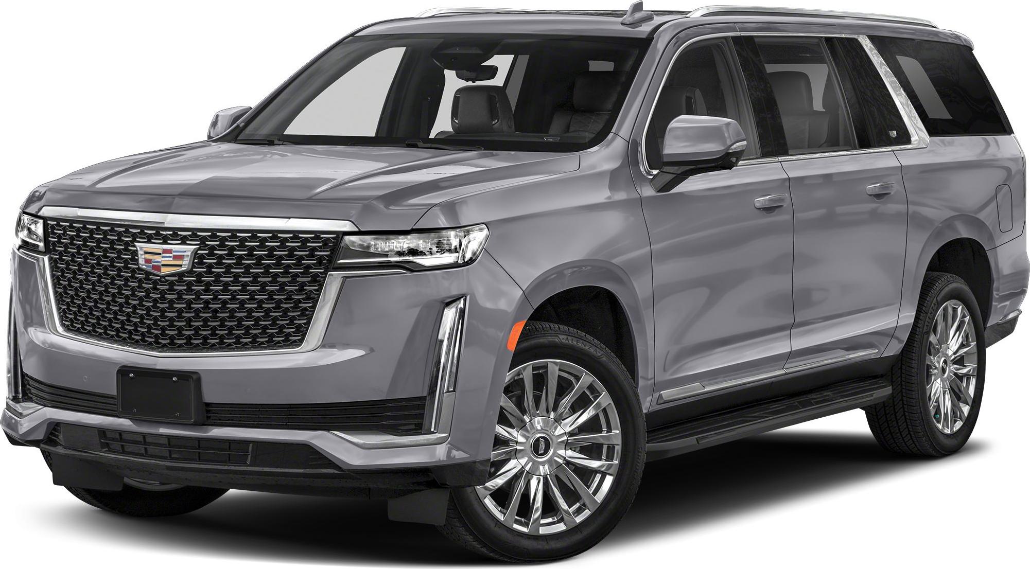 Full-size SUV prominent front grille and sleek LED headlights