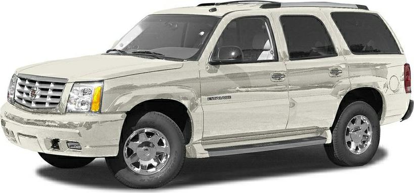 Front three-quarter side view of an SUV with chrome wheels and bold grille