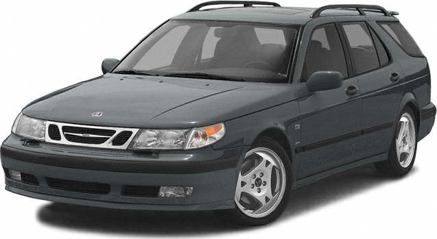 Front three-quarter view of a station wagon with alloy wheels and roof rails