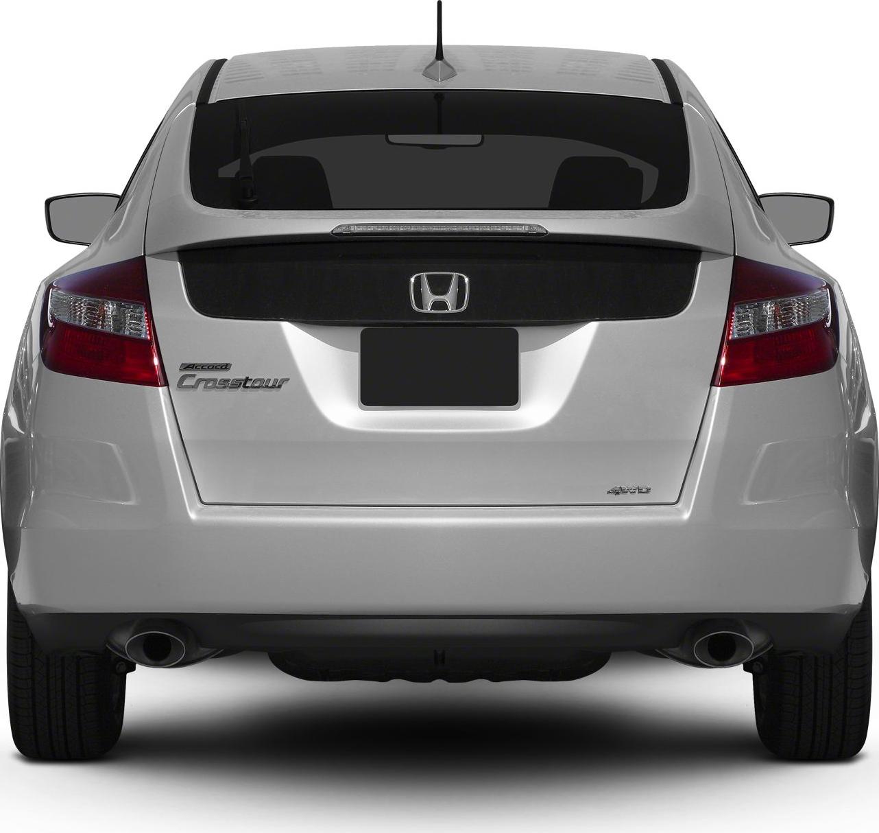 Dual exhaust, tinted rear window, 4WD badge, rear hatchback design