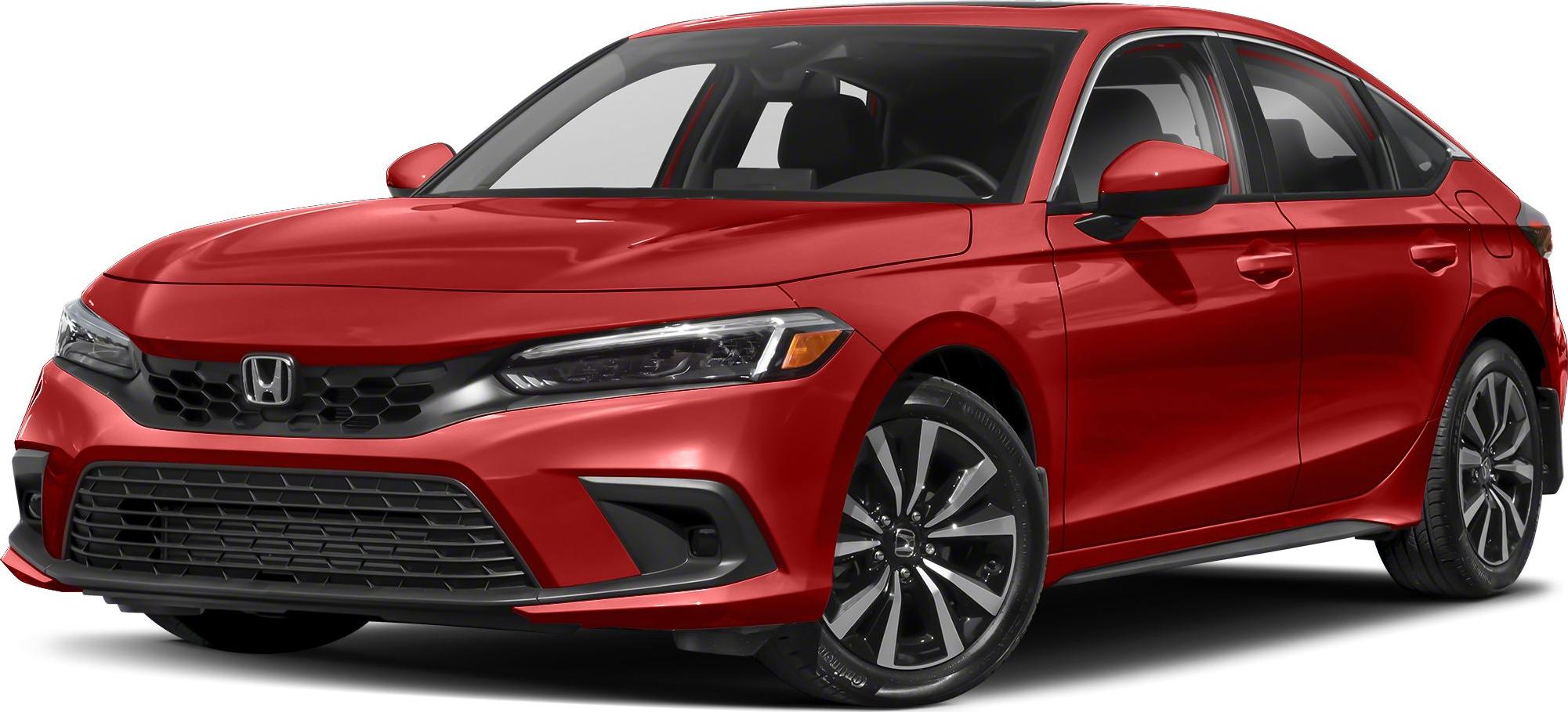 3/4 front-left view, Rallye Red