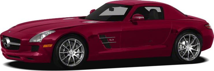 3/4 front-left view, Amg Le Mans Red