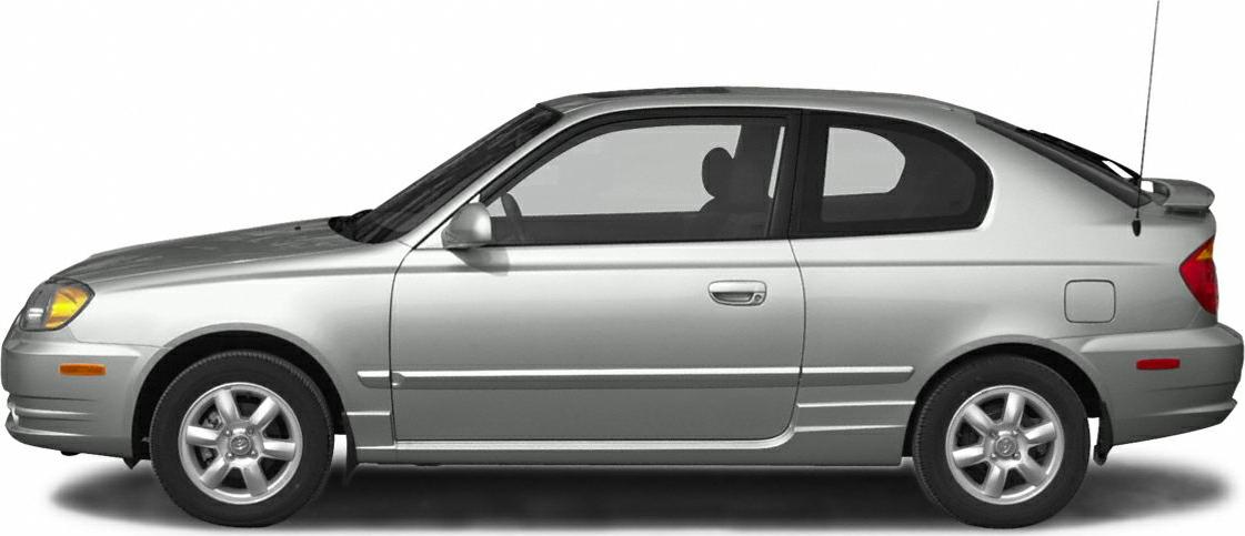 1999 Hyundai Accent Hatchback II Side View Left