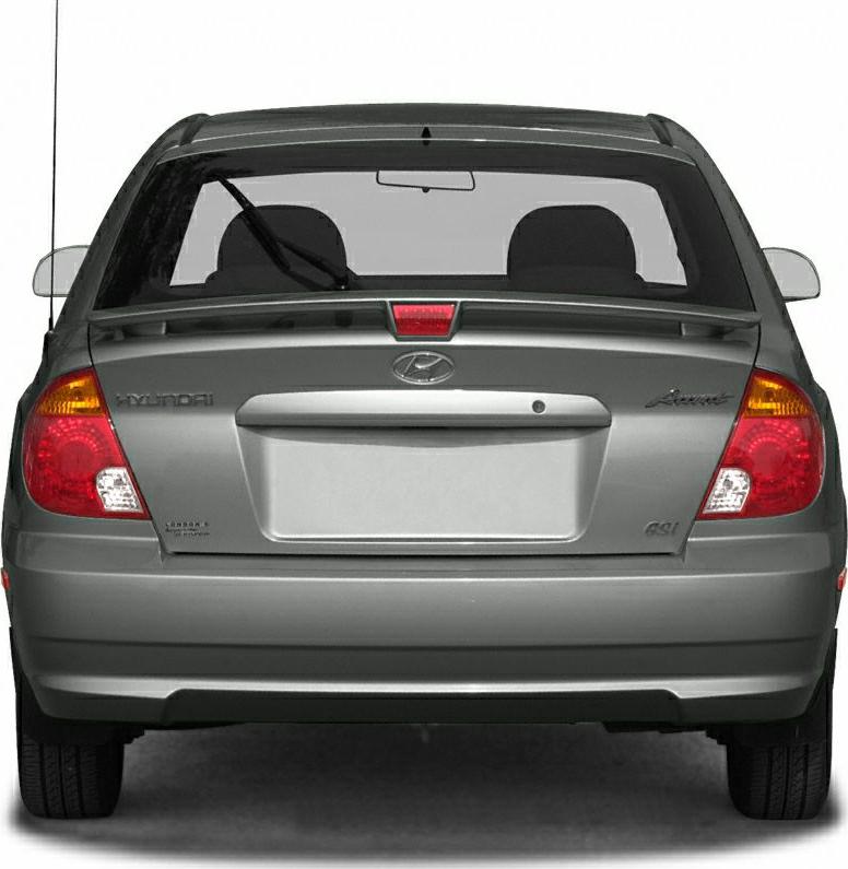 1999 Hyundai Accent Hatchback II Rear View