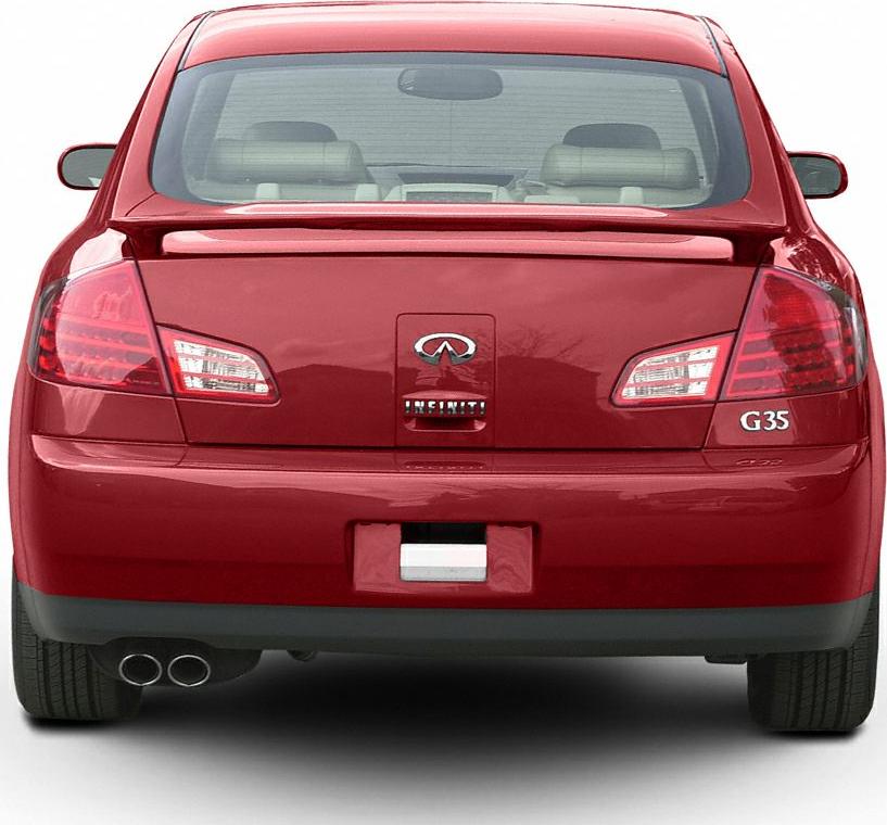 2003 Infiniti G35 Sedan (V35) Rear View